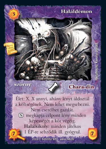 Kiadás: Császárváros
Gyakoriság: ultra ritka