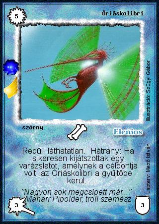 Kiadás: A levegő síkja (Invázió)
Gyakoriság: ritka