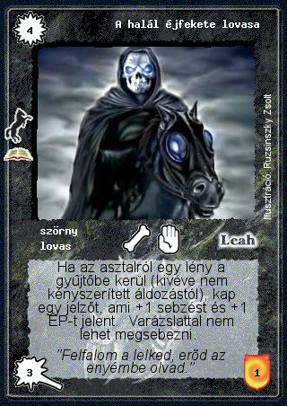 Kiadás: Az apokalipszis lovasai (Zén)
Gyakoriság: ritka