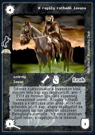 Kiadás: Az apokalipszis lovasai (Zén)
Gyakoriság: ritka