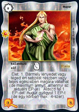 Kiadás: Rhatt fénykora, Alappakli, 8. kiadás
Gyakoriság: ritka