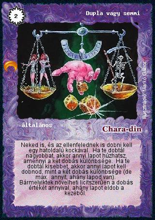 Kiadás: Chara-din visszatér
Gyakoriság: nem gyakori